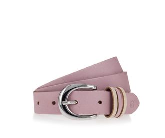 Tamaris Lederg&uuml;rtel TAMARIS, Damen, Gr. 11,5, rosa (rose), Rindsleder, G&uuml;rtel Lederg&uuml;rtel, mit Dreifach-Schlaufe verziert