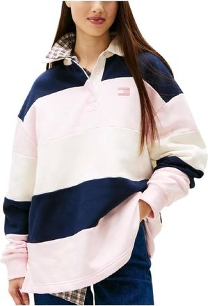 Tommy Hilfiger Polo Shirts, female, Pink, 2XS, Rugby Polo