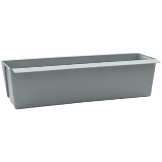 vidaXL Cajas De Flores Para Palets Euro 24 Pcs Gris Claro Vidaxl