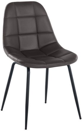 OEM Silla De Comedor Tom En Tela O Polipiel Marr&oacute;n Simil Cuero