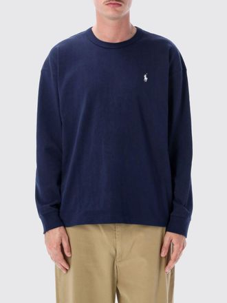 Polo Ralph Lauren T-shirt a maniche lunghe in cotone con logo ricamato
