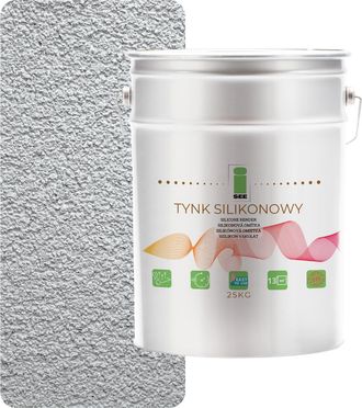 OEM Revestimiento Exterior De Silicona Para Fachadas, Gris Claro, 1,5 Mm, Calidad Superior, 25 Kg