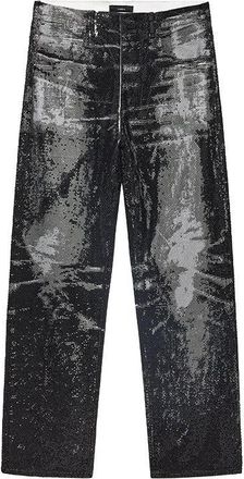 Purple P018 Trompe Loeil - Heren - Regular Fit Jeans - Zwart - W29 - Katoen - Jeans