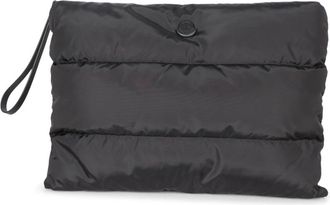 Moncler Gewatteerde Laptoptas - Heren - Clutches - Zwart - ONE Size - Tassen