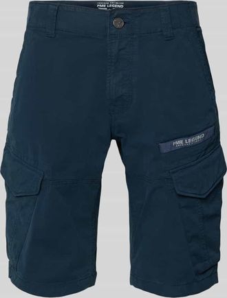 PME Legend Tapered Fit Cargo Bermudas mit Pattentaschen Modell Nordrop in Marine, Gr&ouml;&szlig;e 31