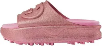 Gucci (WMNS) Gucci Interlocking G Slides Metalic Rose 725541-JAAC8-5914