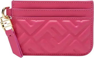 Fendi Wallets & Cardholders, female, Pink, Size: ONE SIZE Baguette Card Case