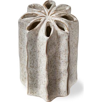 Tag Flower Frog Vase White Stoneware Christmas at Nordstrom