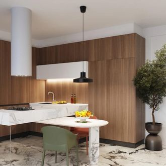 Wonderlamp L&aacute;mpara de techo negro estilo minimalista