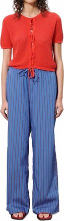 FRNCH Edeline Trousers In Bleu Electrique