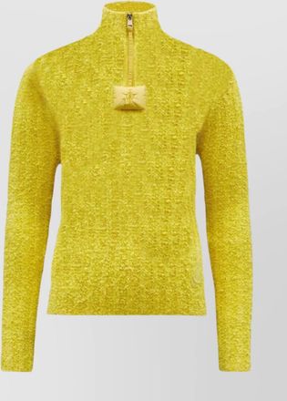 Moncler padded z high neck knitwear