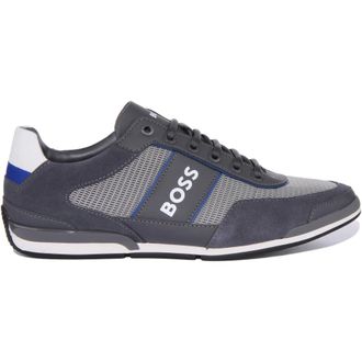HUGO BOSS Low Profile Grey Trainers for Men