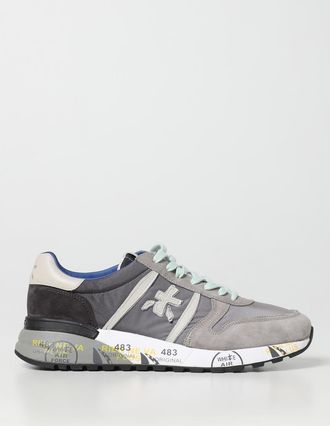 Premiata Sneakers Lander Premiata in camoscio e nylon degrad&egrave;
