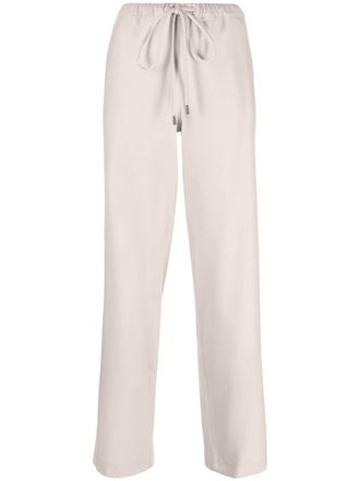 Antonelli drawstring-waist wool blend track pants - Neutrals