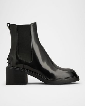 Tod's Janeiro Gomma Leather Chelsea Boots