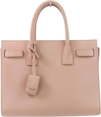 Saint Laurent Pre-owned Handbags, female, Pink, Size: ONE SIZE Pre-owned Vintage Handbag
