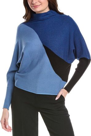 T Tahari Dolman Sleeve Funnel Neck Sweater