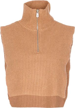 Pinko Cipro Knitted Neck Warmer With Zip