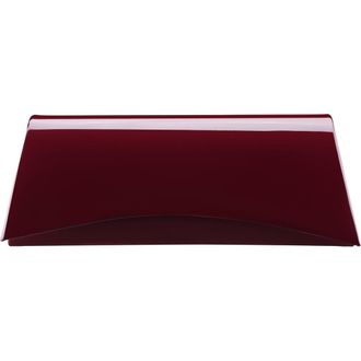 Nina Zoey Faux Leather Clutch in Bordeaux at Nordstrom