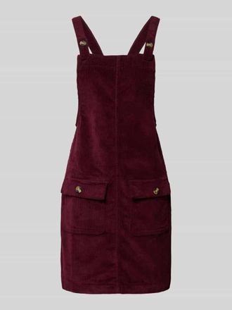 Only Leicht ausgestellt Cord-Kleid aus Baumwoll-Mix Modell GLOBAL in Bordeaux, Gr&ouml;&szlig;e L