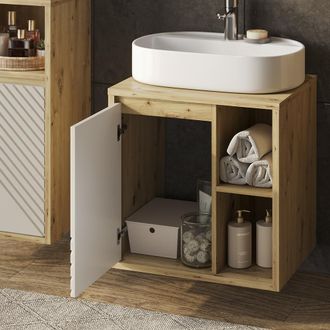 Vicco Mueble Bajo Lavabo Viola, Artesano, 60 X 60 Cm, Vicco