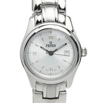 Fendi Pre-owned Watches, female, Gray, Size: ONE SIZE Pre-owned 210L Wristwatch