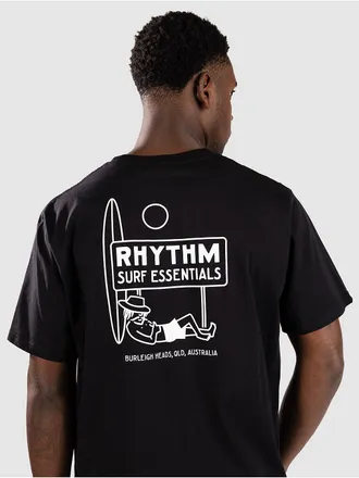 Rhythm Siesta T-Shirt zwart