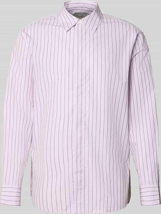 Calvin Klein Freizeithemd mit verdeckter Knopfleiste in Bordeaux, Größe XXL