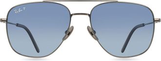 Ray-Ban RB8097 William Titanium Polarized 165/S3 Mens Sunglasses Gunmetal Size 59