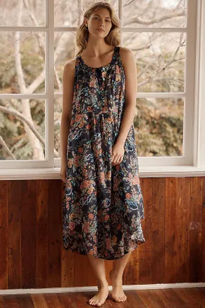 Papinelle Sleepwear Layla Cotton Midi Dress