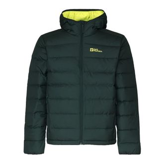 Jack Wolfskin Ather Down Hoody - Heren - Gewatteerde jassen - Groen - M - Wol - Jassen
