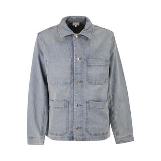 A.P.C. Denim Jassen - Heren - Spijkerjassen - Blauw - XL - Denim - Jassen