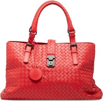 Bottega Veneta Pre-owned Bottega Veneta Medium Nappa Intrecciato Roma Tote Ladies NMY4PWDLAKFSKE69