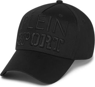 Plein Sport Baseball Cap Unisex in Black/black at Nordstrom, Size 00