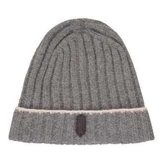 Moorer Beanies, male, Gray, Size: XL Knit Hat