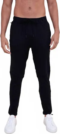 Mono B Toggle Hem Joggers In Black