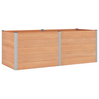 vidaXL Arriate Elevado Marr&oacute;n 250 X 100 X 91 Cm Vidaxl