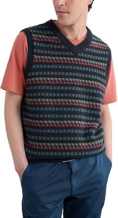 Seasalt Cornwall Walt Fair Isle Wool Blend Vest in Keneder Multi at Nordstrom, Size Xx-Large