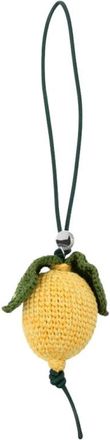 J.W.Anderson Handgehaakte Citroen Bedel - Dames - Sleutelhangers & Tashangers - Geel - ONE Size - Katoen - Accessoires