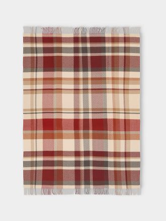 Johnstons of Elgin Lofty Check Merino Wool Throw (75in/1.9m)