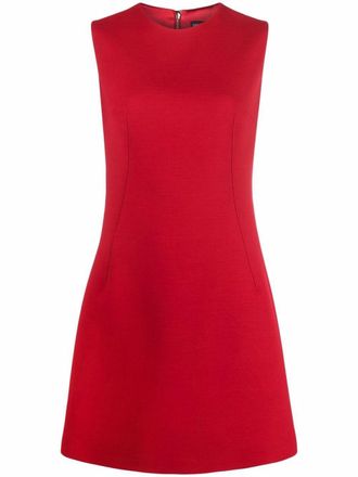Dolce & Gabbana sleeveless virgin wool mini dress - women - Virgin Wool/Silk/Elastane - 46 - Red