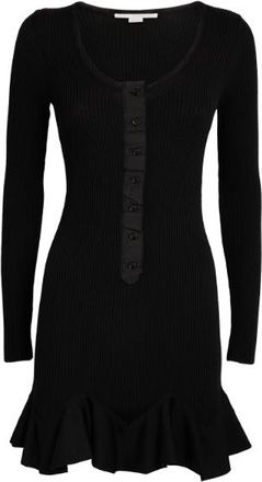 Stella McCartney Fluted Ribbed Mini Dress Size S