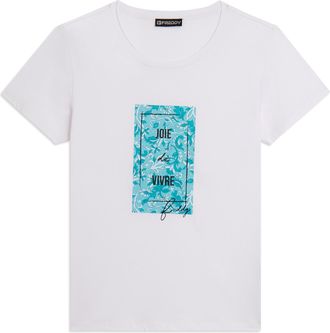 Freddy T-shirt con stampa colorata floreale
