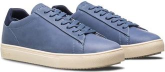 Clae Bradley Low Top Sneaker in Blue Shadow Leather at Nordstrom, Size 10.5