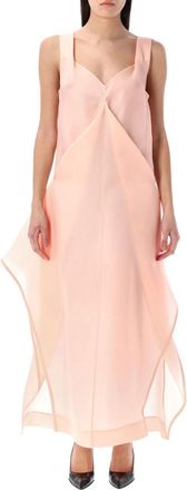 Khaite Light Pink Kenith Maxi Dress