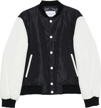 Givenchy Jassen, Heren, Blauw, L, Polyester, Polyfaille Blouson