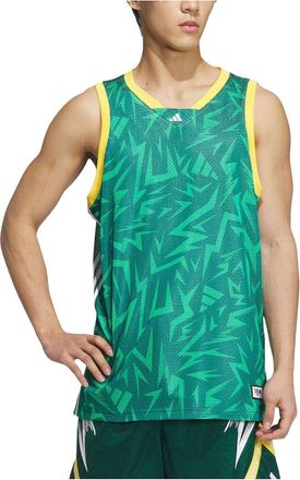 adidas Basketball Tank Asia Sizing Green JC6794