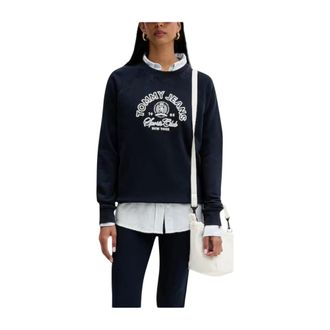 Tommy Hilfiger Hoodies & sweatvesten, Dames, Blauw, XS, Sweatshirts