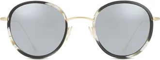 Spektre Morgan Flat MG01AFT Mens Sunglasses Gold Size 47