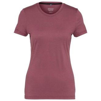 Stoic Merino180 BengtSt. T-Shirt slim Merinoshirt f&uuml;r Damen | lila